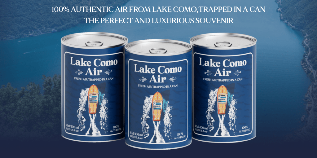 Yes, You Can Buy Canned Lake Come Air For $11